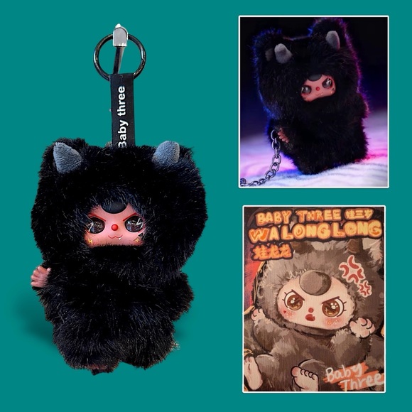 Baby Three Wa Long Long Plush Pendant Luna